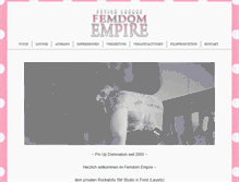 Tablet Screenshot of femdom-empire.de